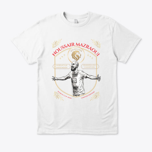 T-Shirt Noussair Mazraoui - L'Épopée 2026 | Édition Collector