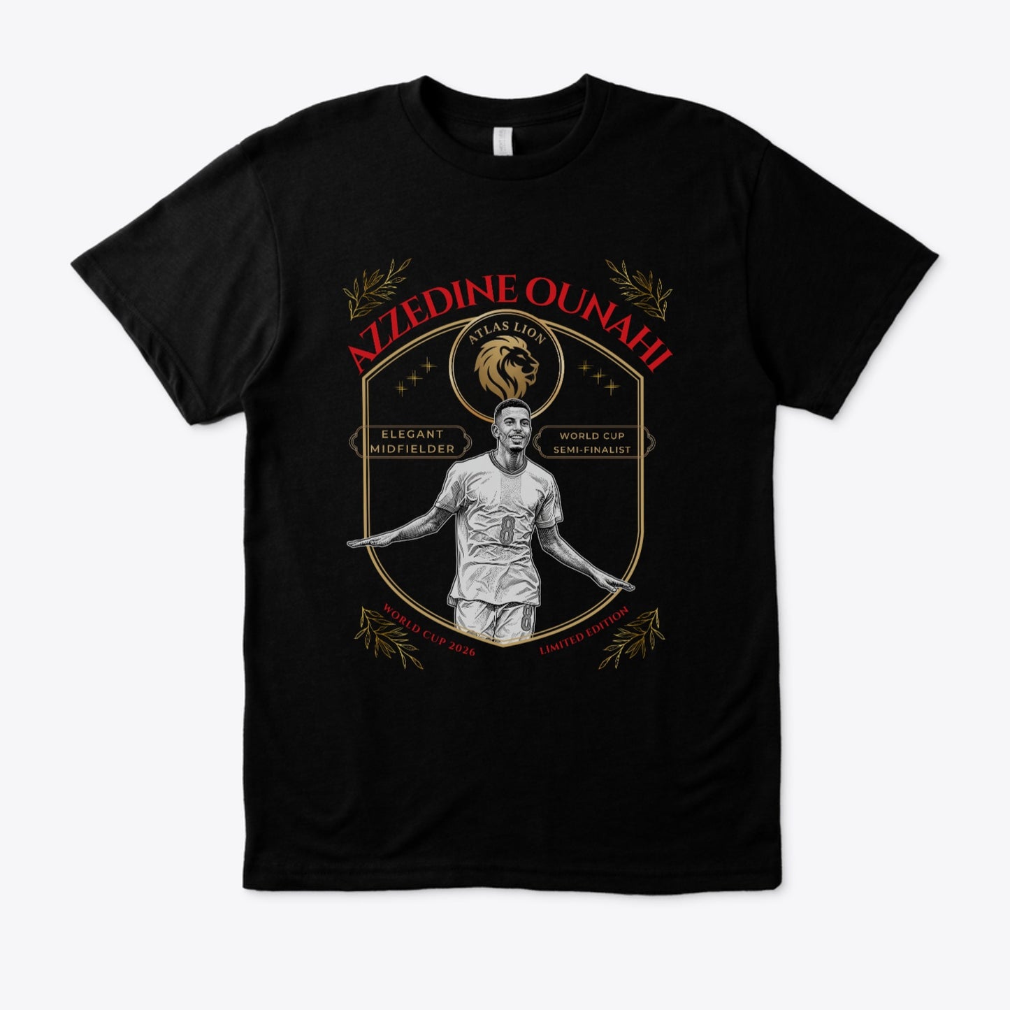T-Shirt Azzedine Ounahi - L'Épopée 2026 | Édition Collector