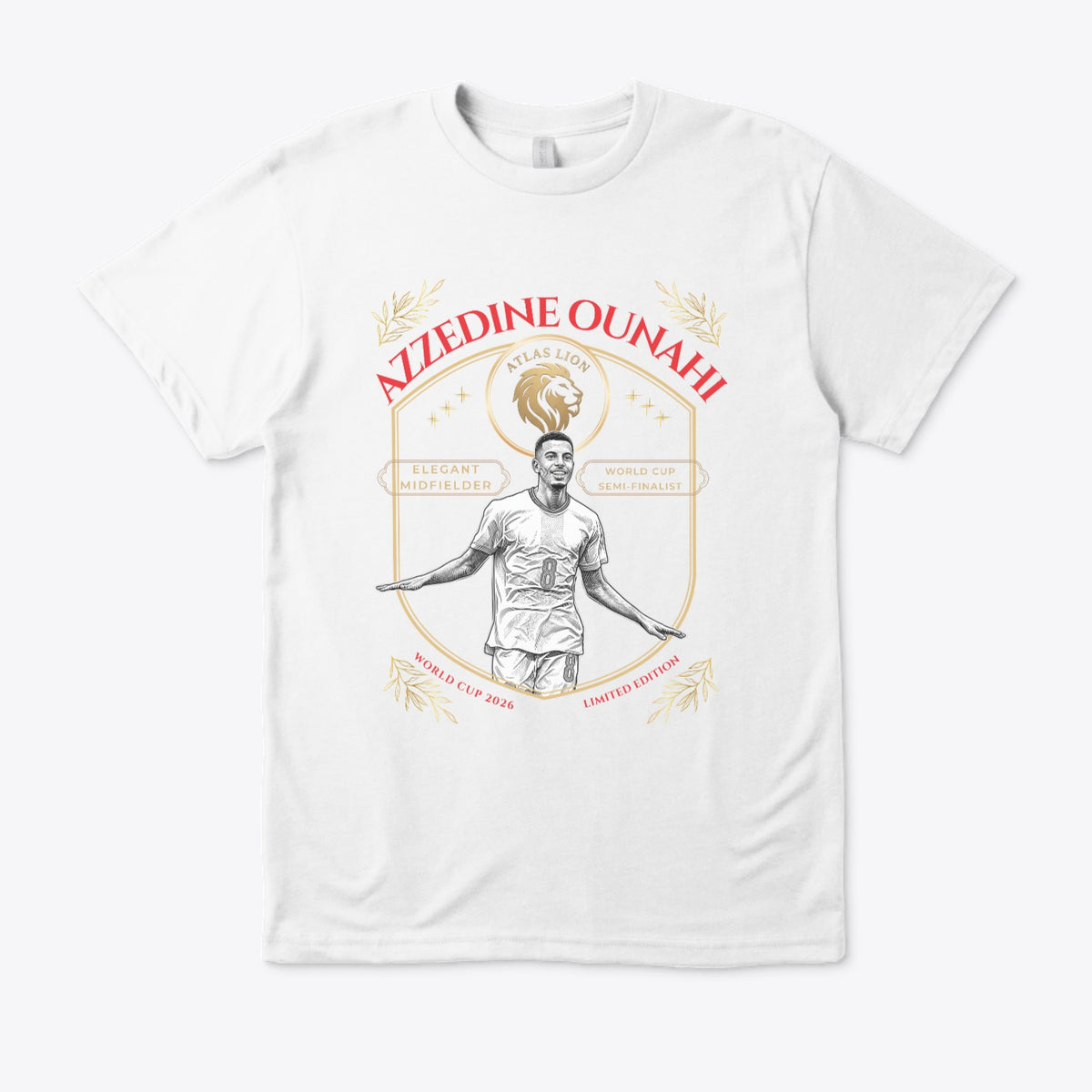 T-Shirt Azzedine Ounahi - L'Épopée 2026 | Édition Collector