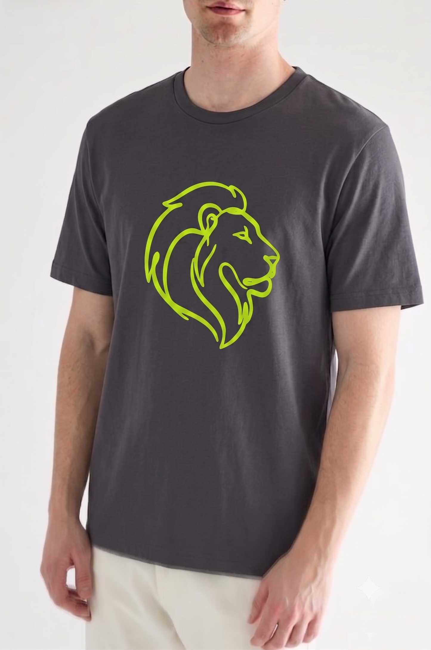 Discrete Supporter - Gray Lime