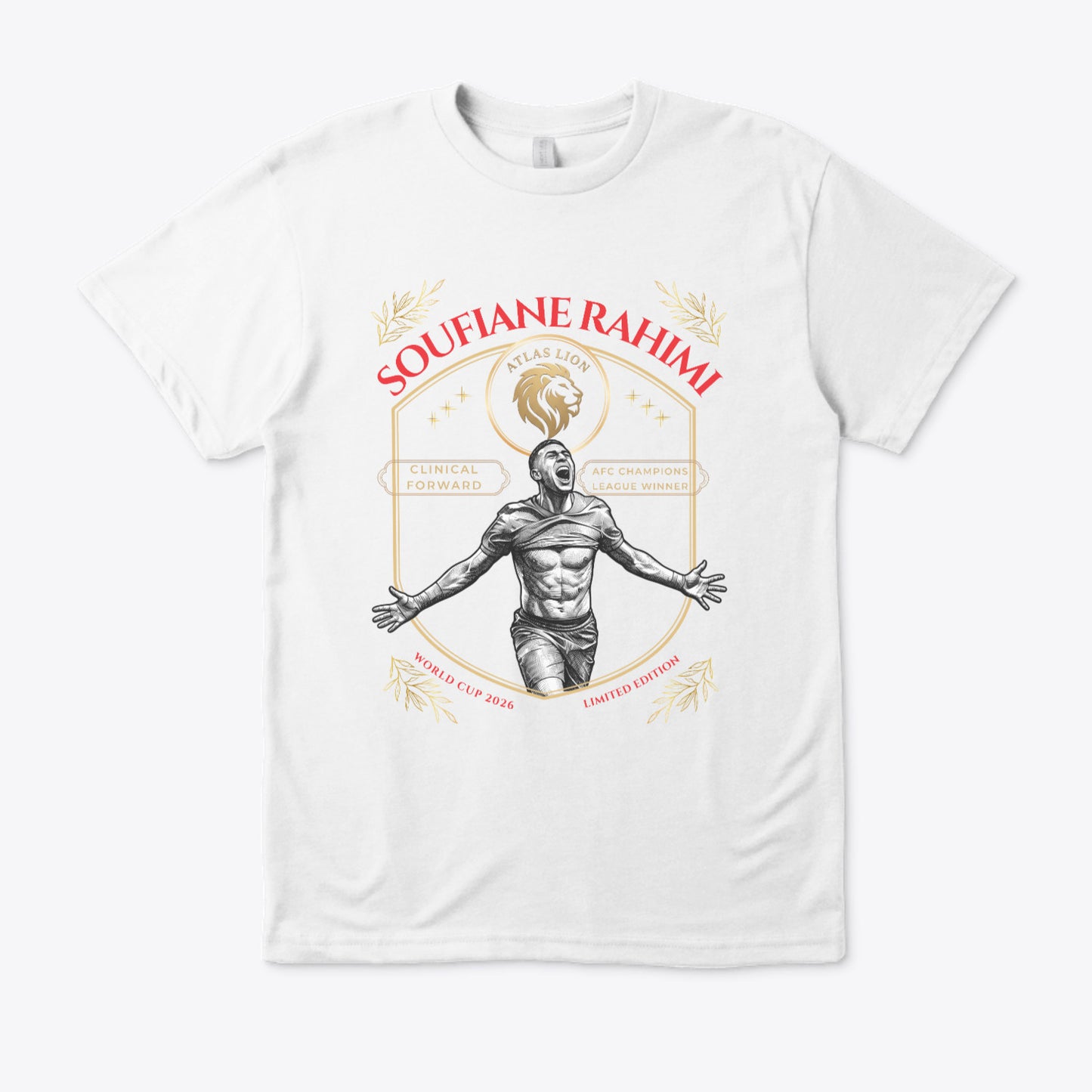 T-Shirt Soufiane Rahimi - L'Épopée 2026 | Édition Collector