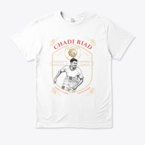 T-Shirt Chadi Riad - L'Épopée 2026 | Édition Collector